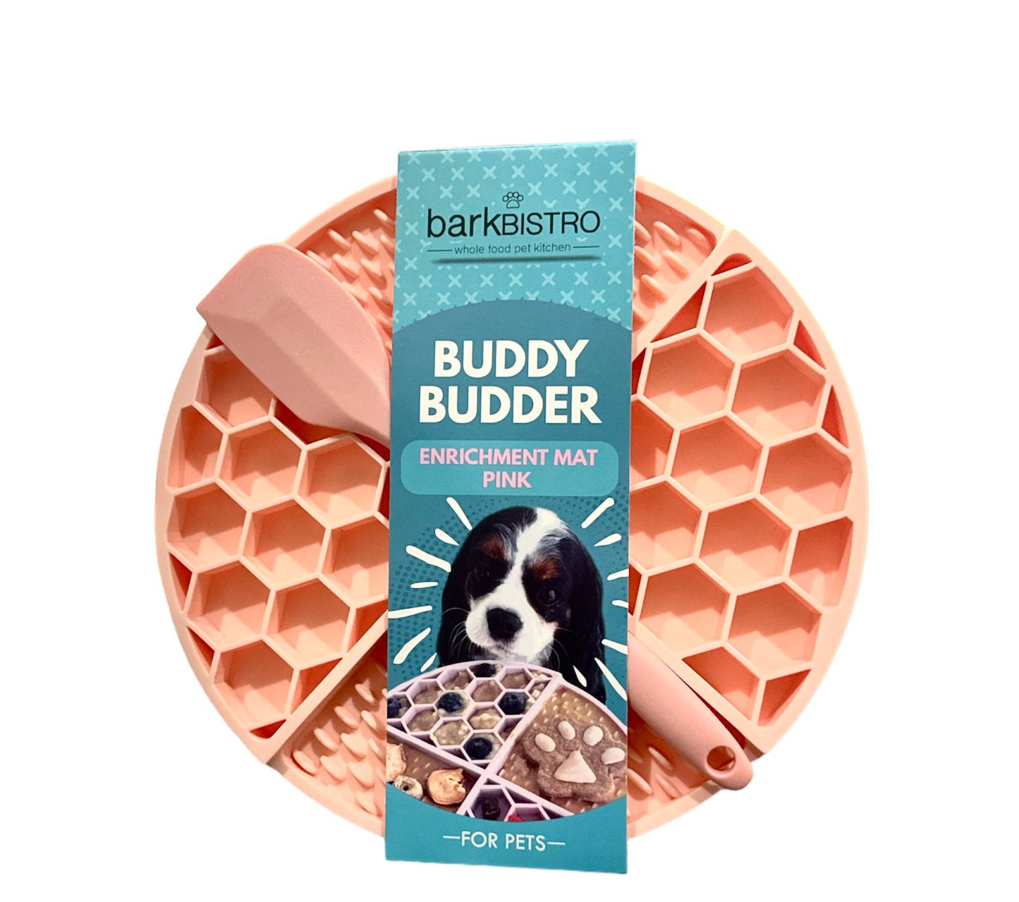 Turquoise + Pink Lickmats + Spatula (Purple OOS)