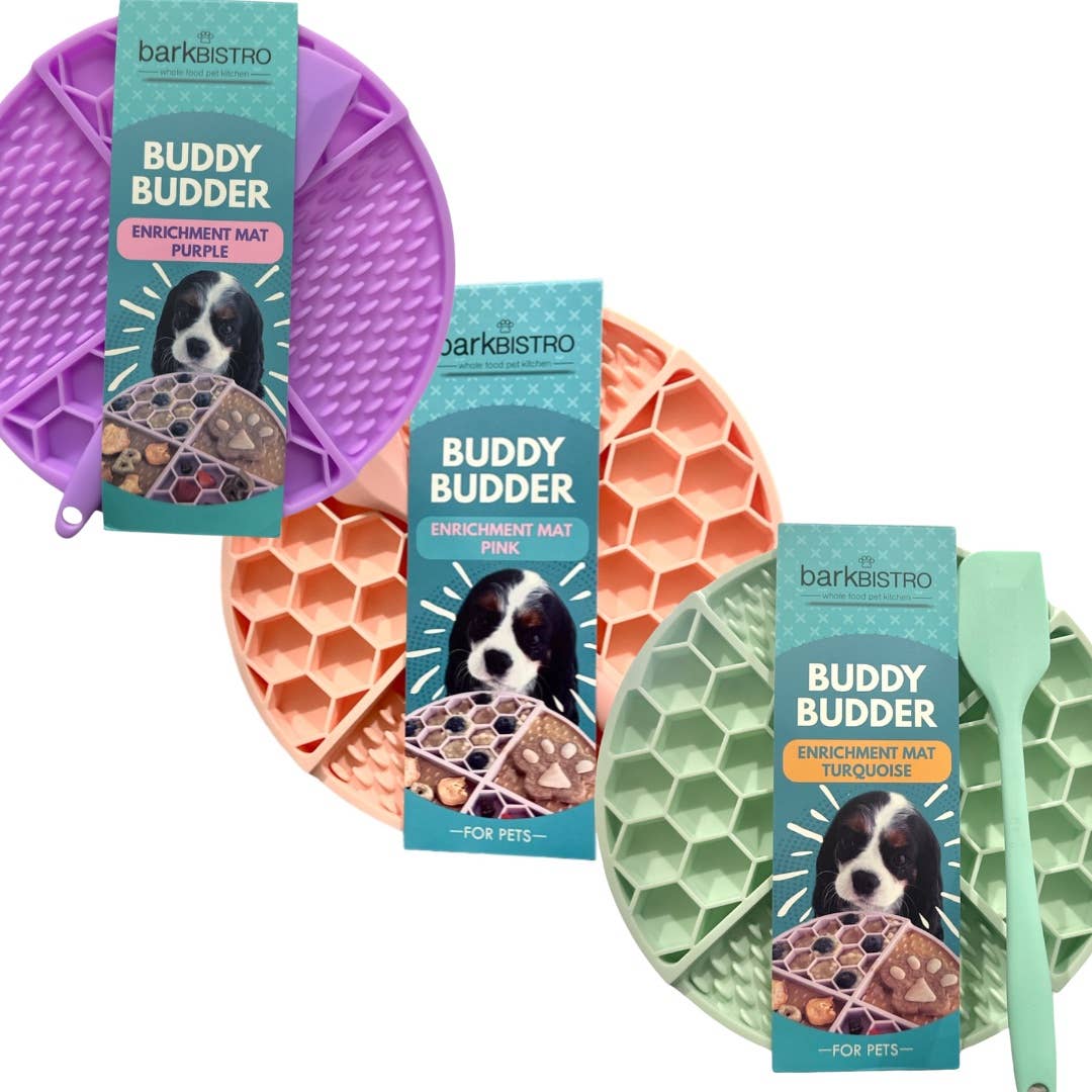 Turquoise + Pink Lickmats + Spatula (Purple OOS)
