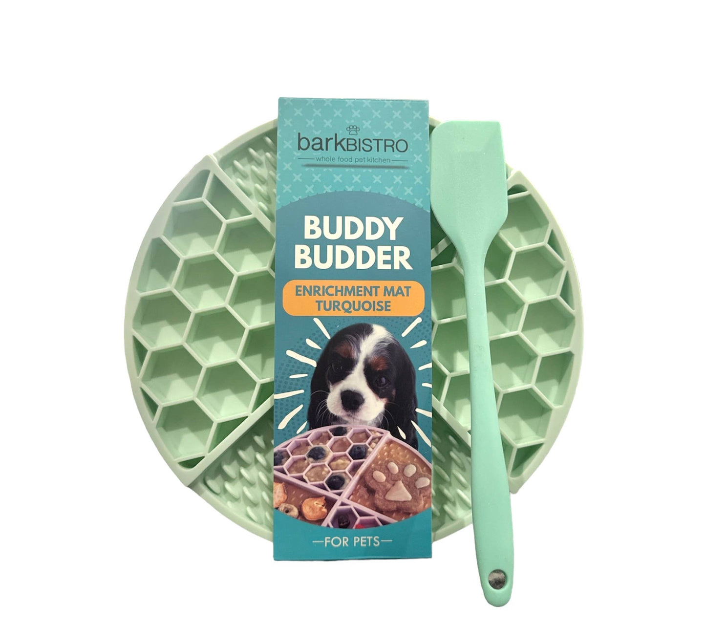 Turquoise + Pink Lickmats + Spatula (Purple OOS)