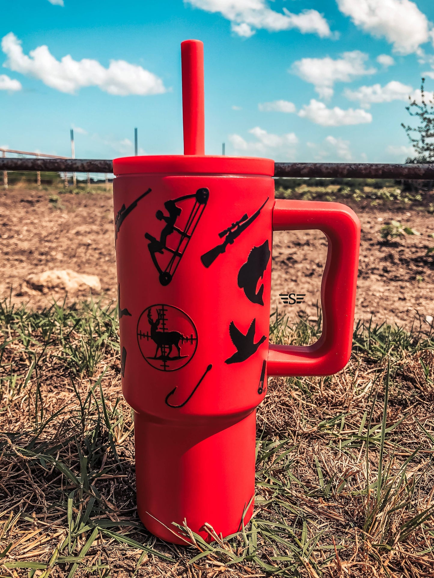 Kids 24oz Western Tumbler: Pink Squash