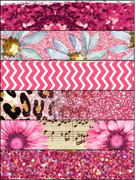 Pink Daisies Tubie Tape